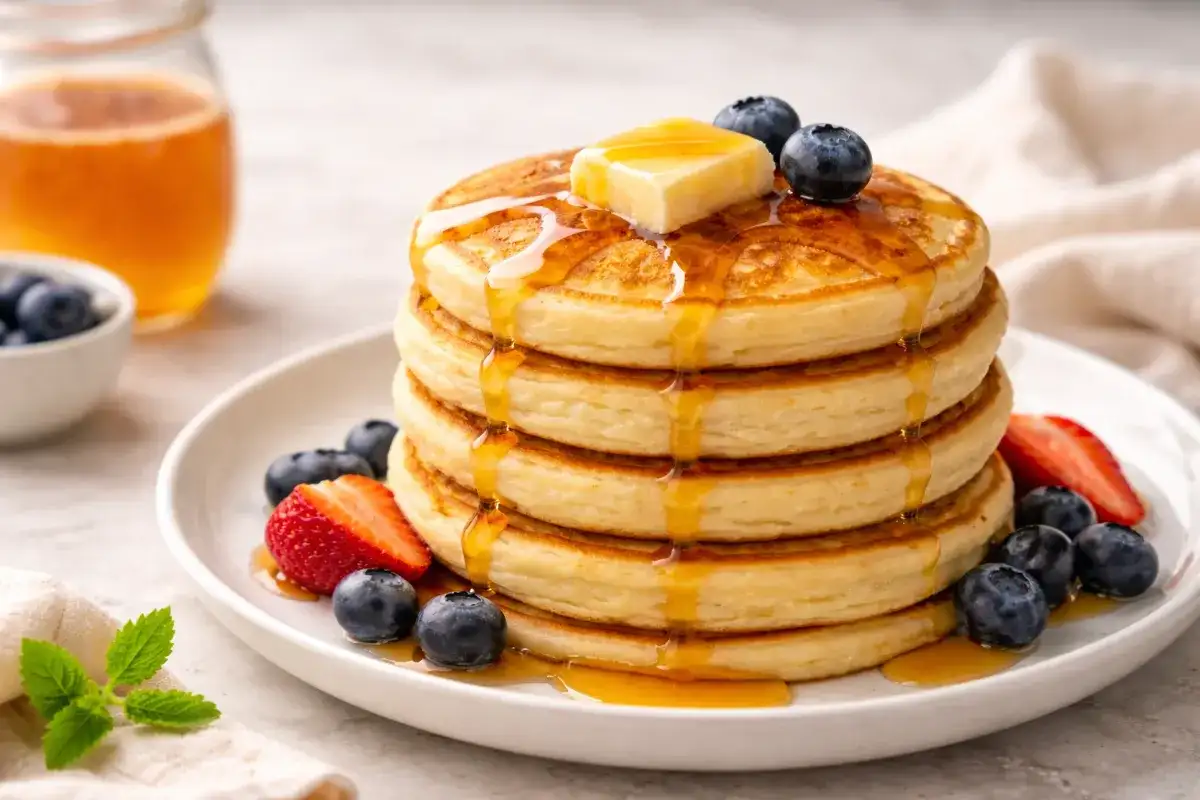 Pancakes moelleux et épais
